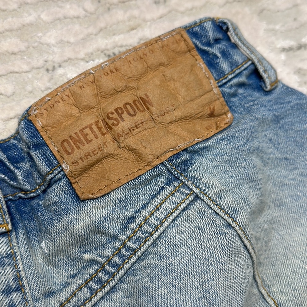 One Teaspoon Kansas Streetwalkers HIGH WAIST 80s SHORT size 24 - Picture 10 of 11